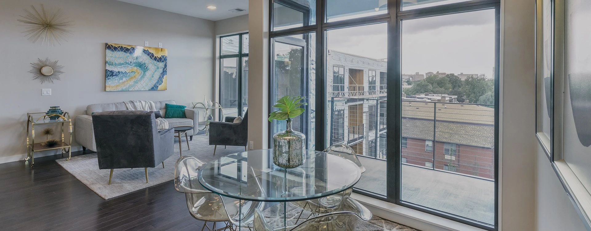 1, 2, and 3-bedroom townhomes and condominiums with an elegantly clean simplicity.